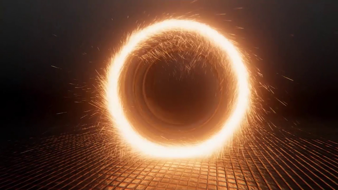 Effect of an otherworldly portal to another dimension
